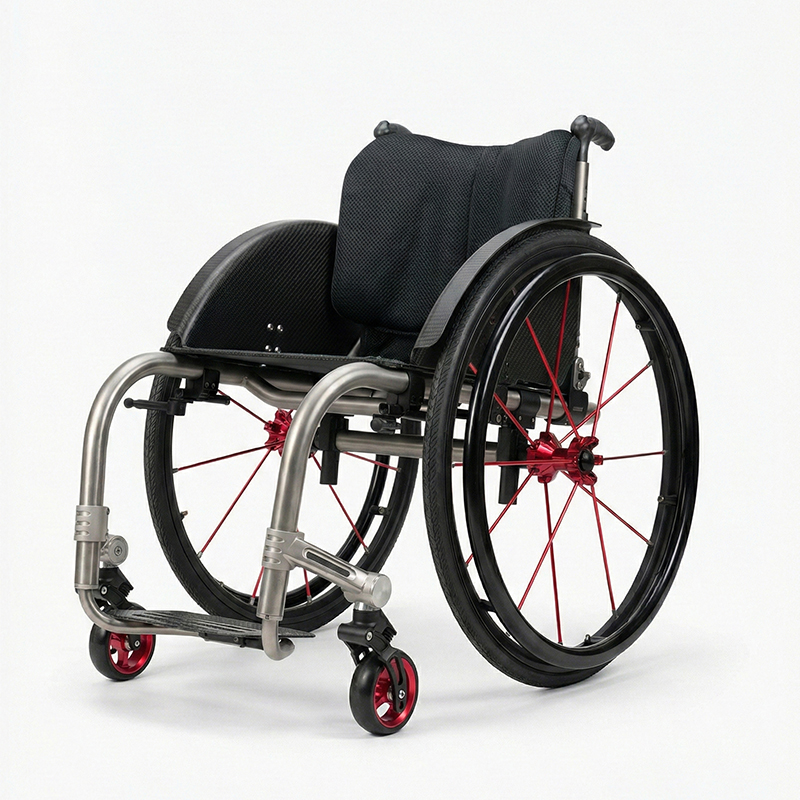 杰出运动轮椅 钛客TK-1 定制可调式刚性轮椅 量身定制